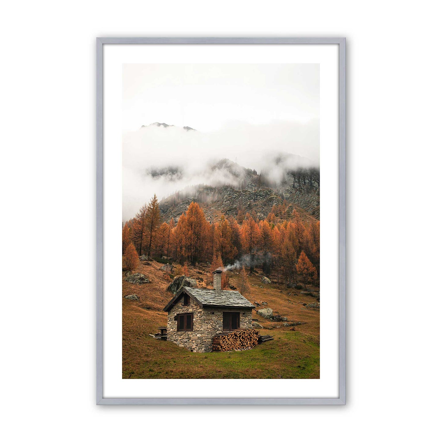 [Color:Polished Chrome], Picture of art in a Polished Chrome frame