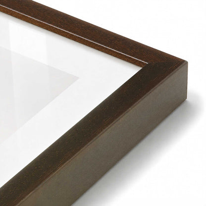 [Color:Belvinder Brown], Picture of art in a Belvinder Brown frame at an angle