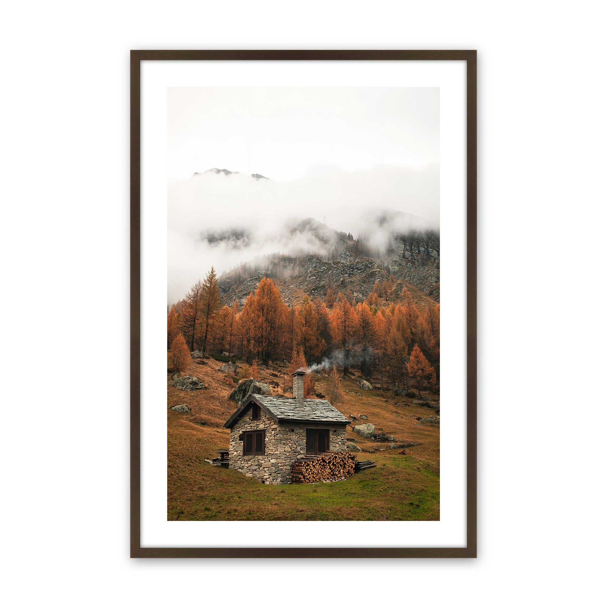 [Color:Belvinder Brown], Picture of art in a Belvinder Brown frame