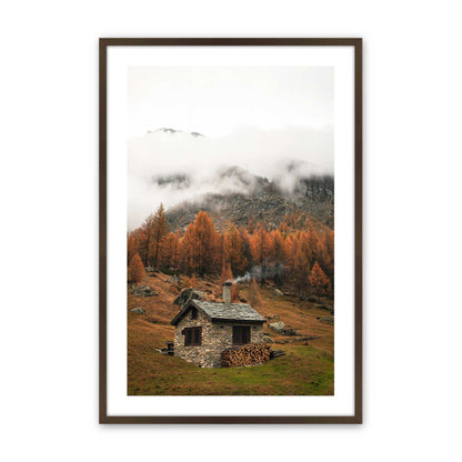 [Color:Belvinder Brown], Picture of art in a Belvinder Brown frame