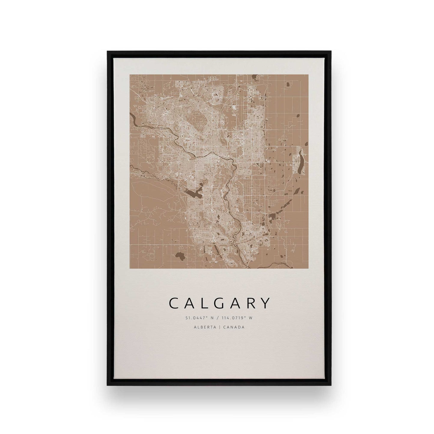 [Color:Satin Black], Picture of art in a Satin Black frame