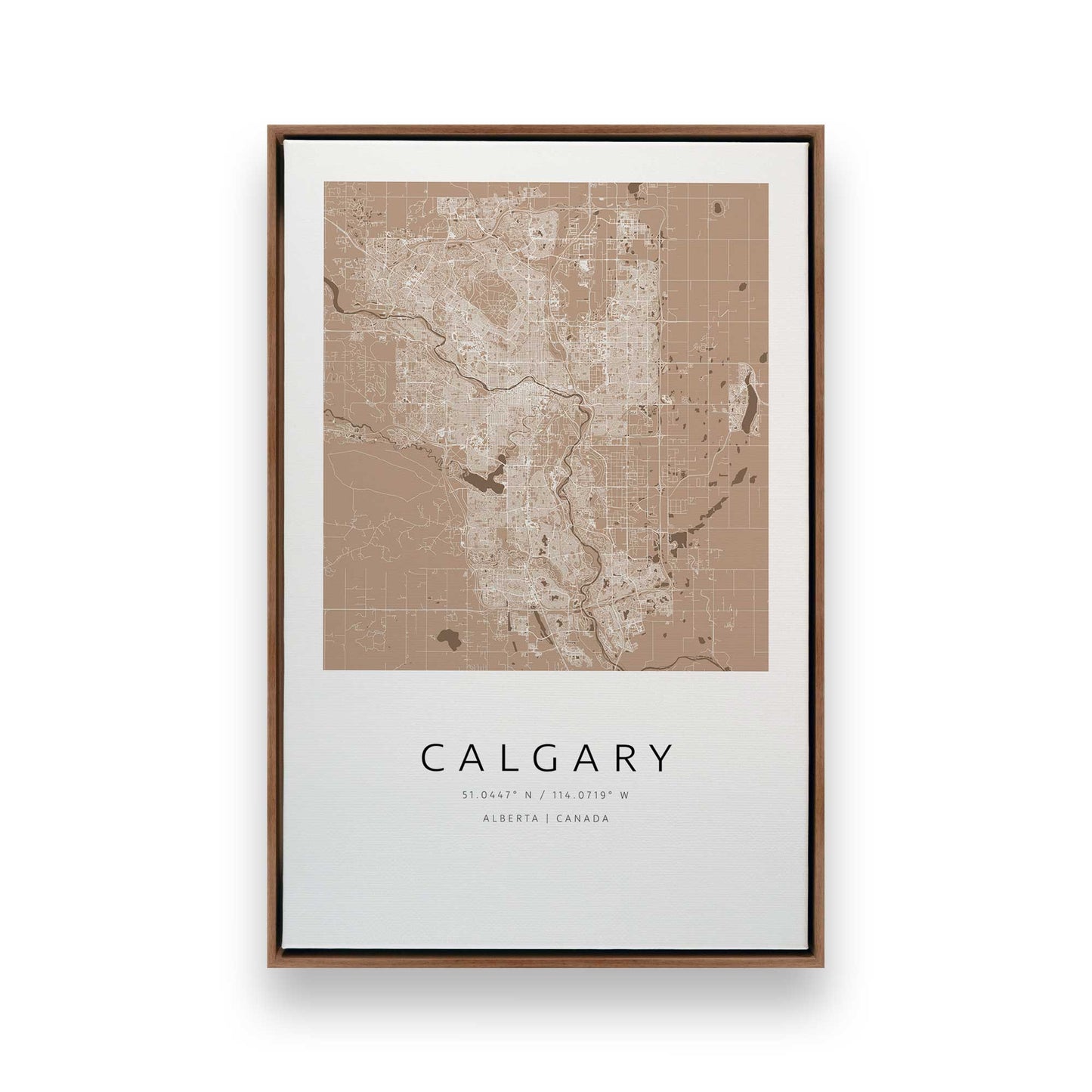 [Color:Walnut], Picture of art in a Walnut frame