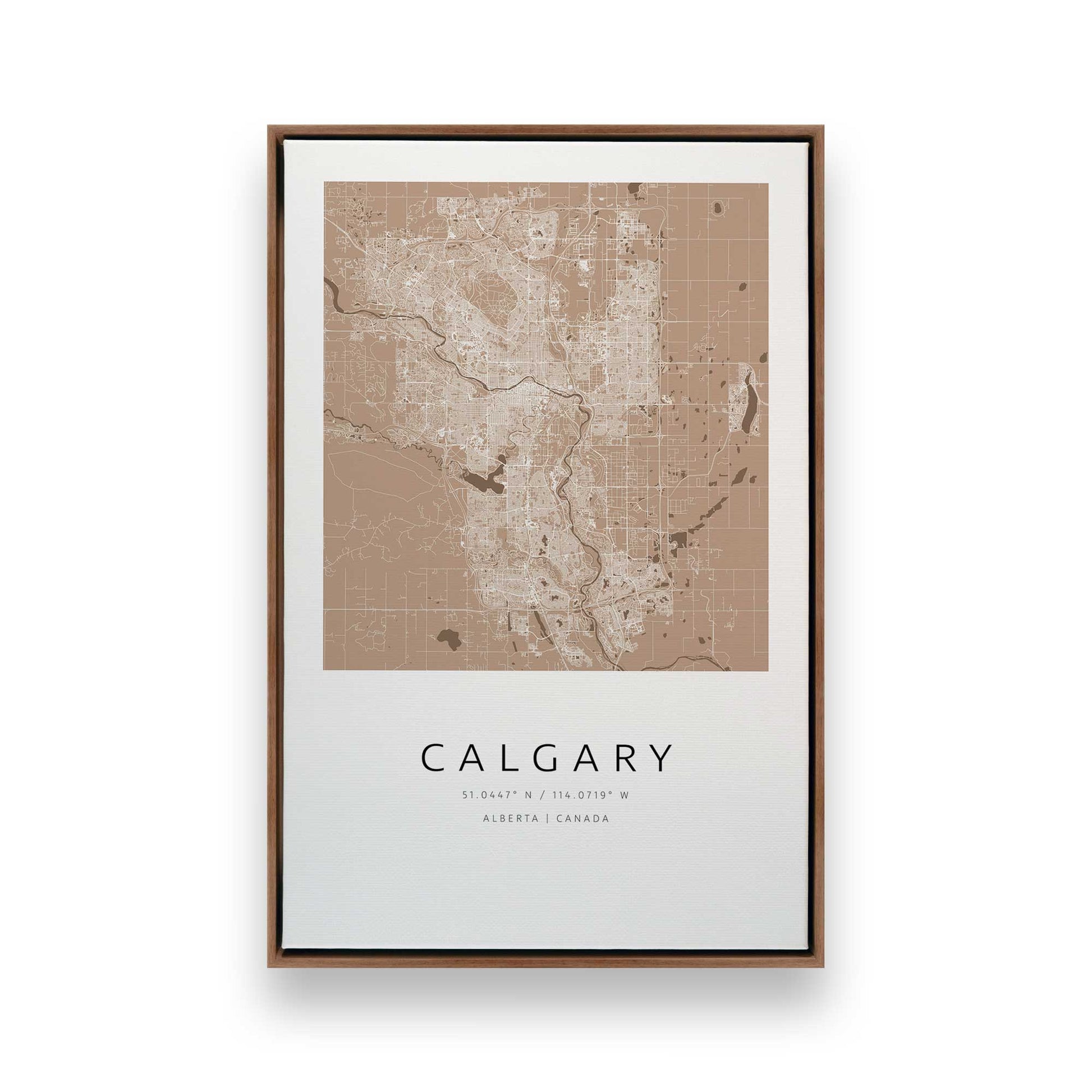 [Color:Walnut], Picture of art in a Walnut frame