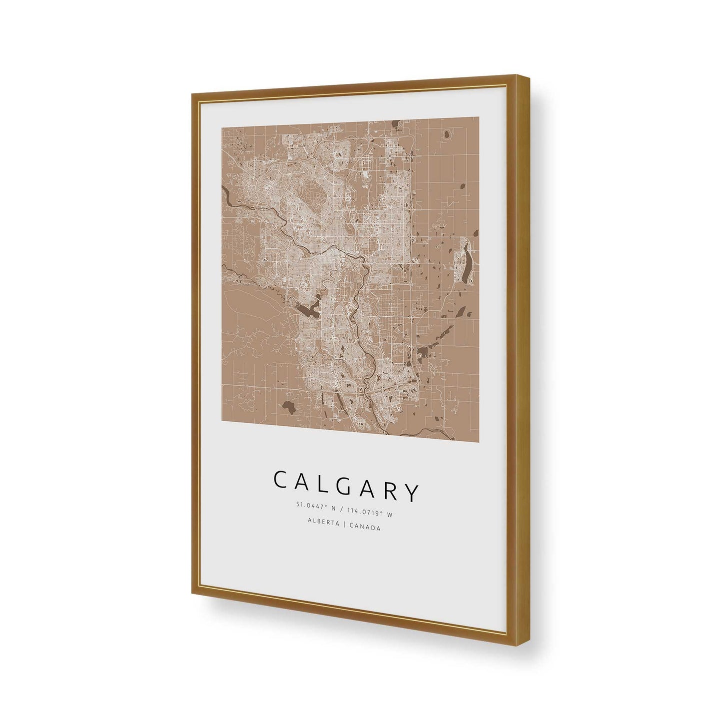 [Color:Polished Gold], Picture of art in a Polished Gold frame of the corner