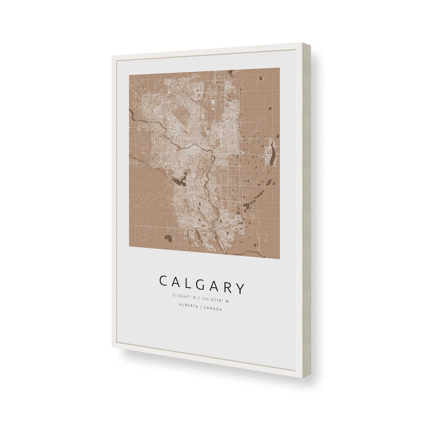 [Color:Opaque White], Picture of art in a Opaque White frame of the corner