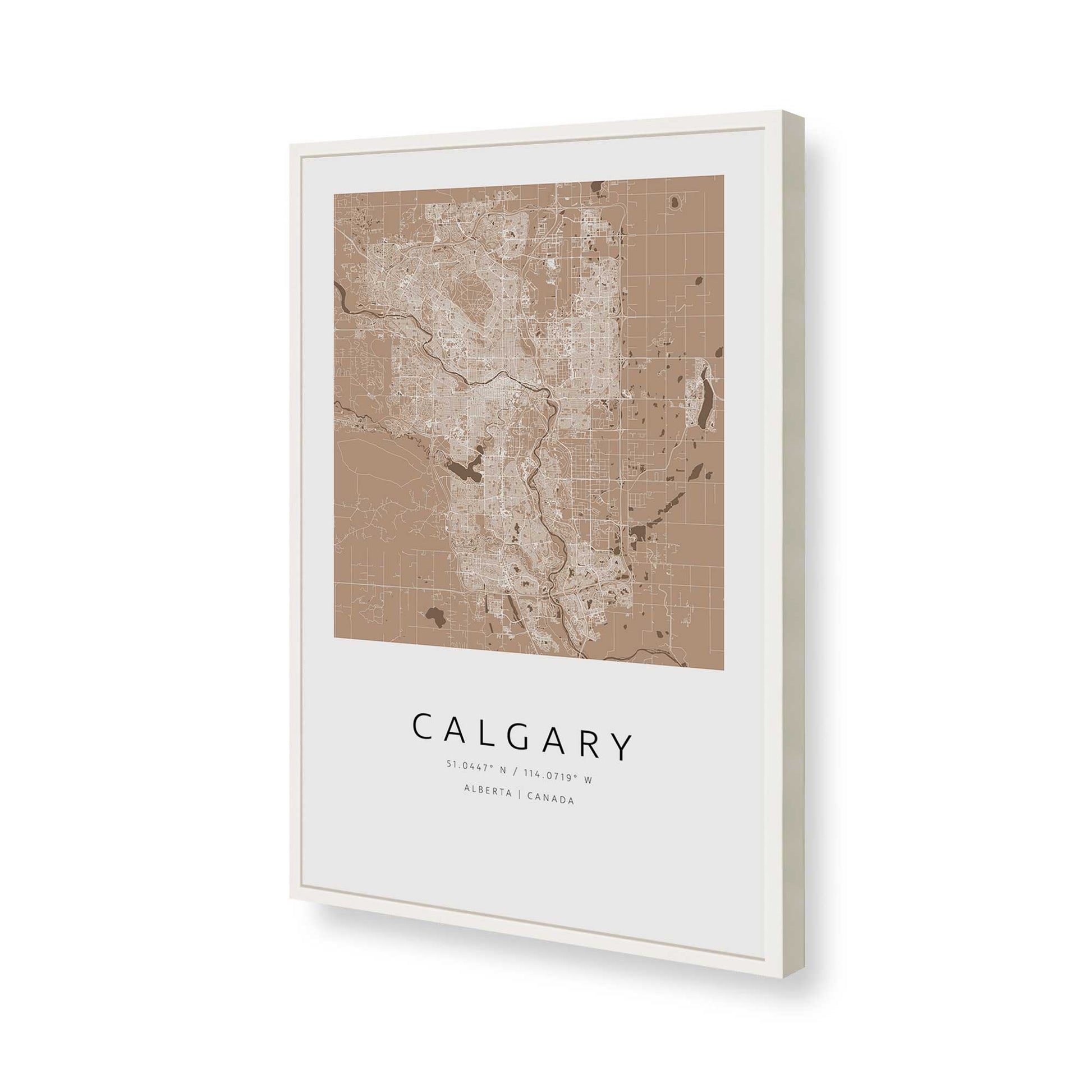 [Color:Opaque White], Picture of art in a Opaque White frame of the corner