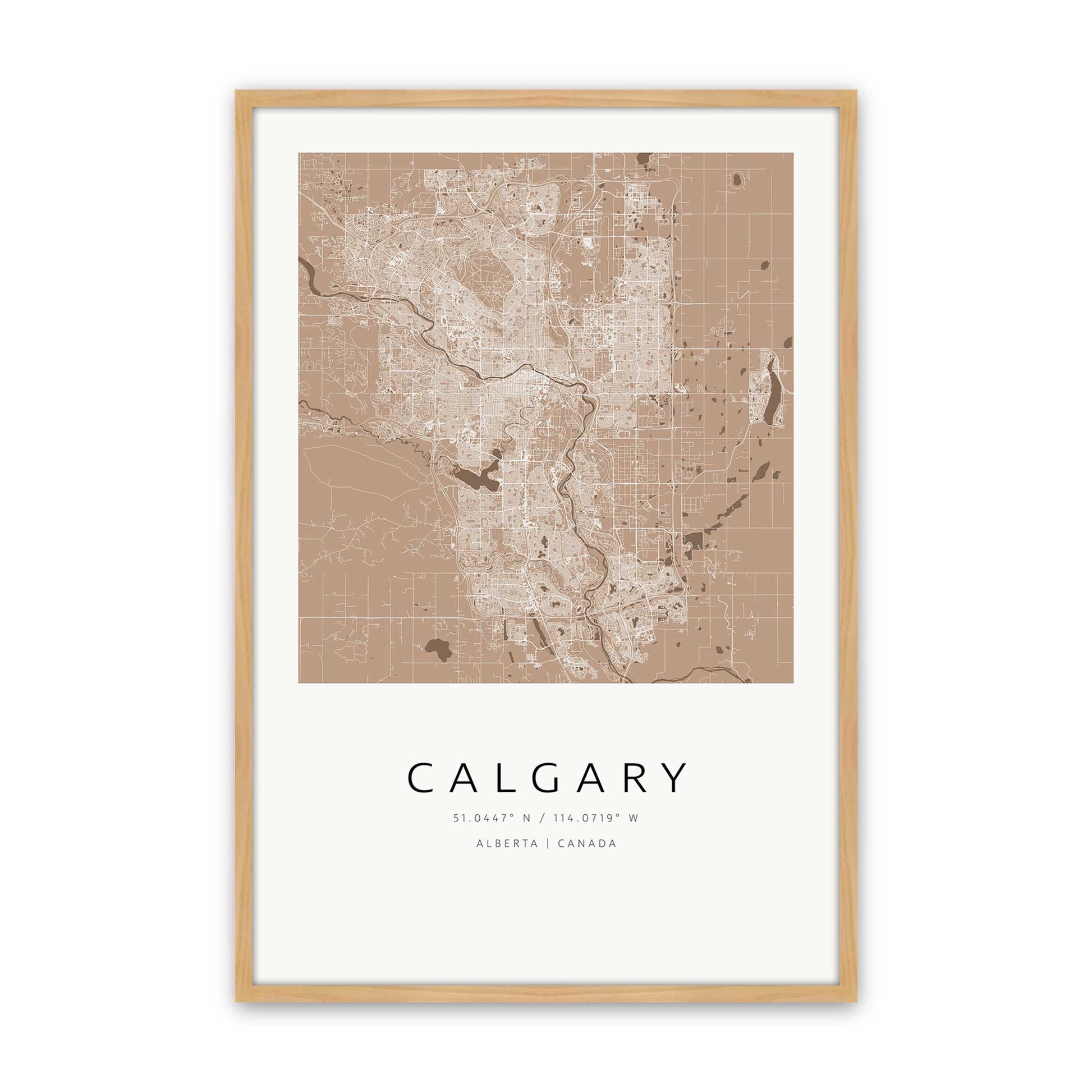[Color:American Maple], Picture of art in a American Maple frame