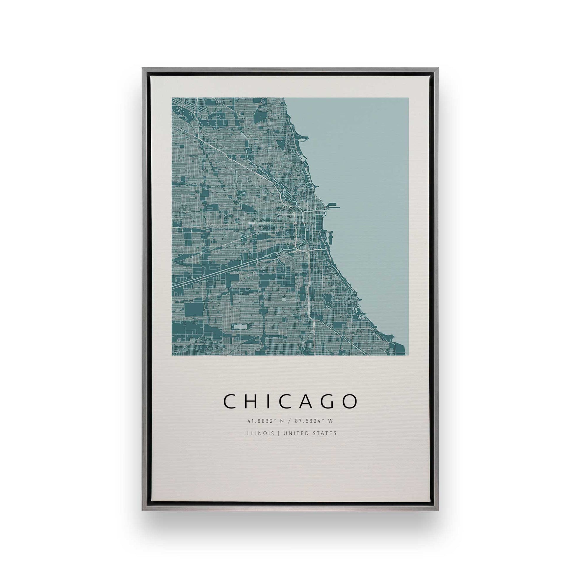 [Color:Polished Chrome], Picture of art in a Polished Chrome frame