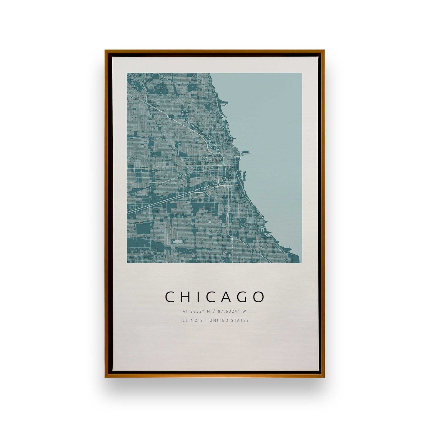 [Color:Polished Gold], Picture of art in a Polished Gold frame