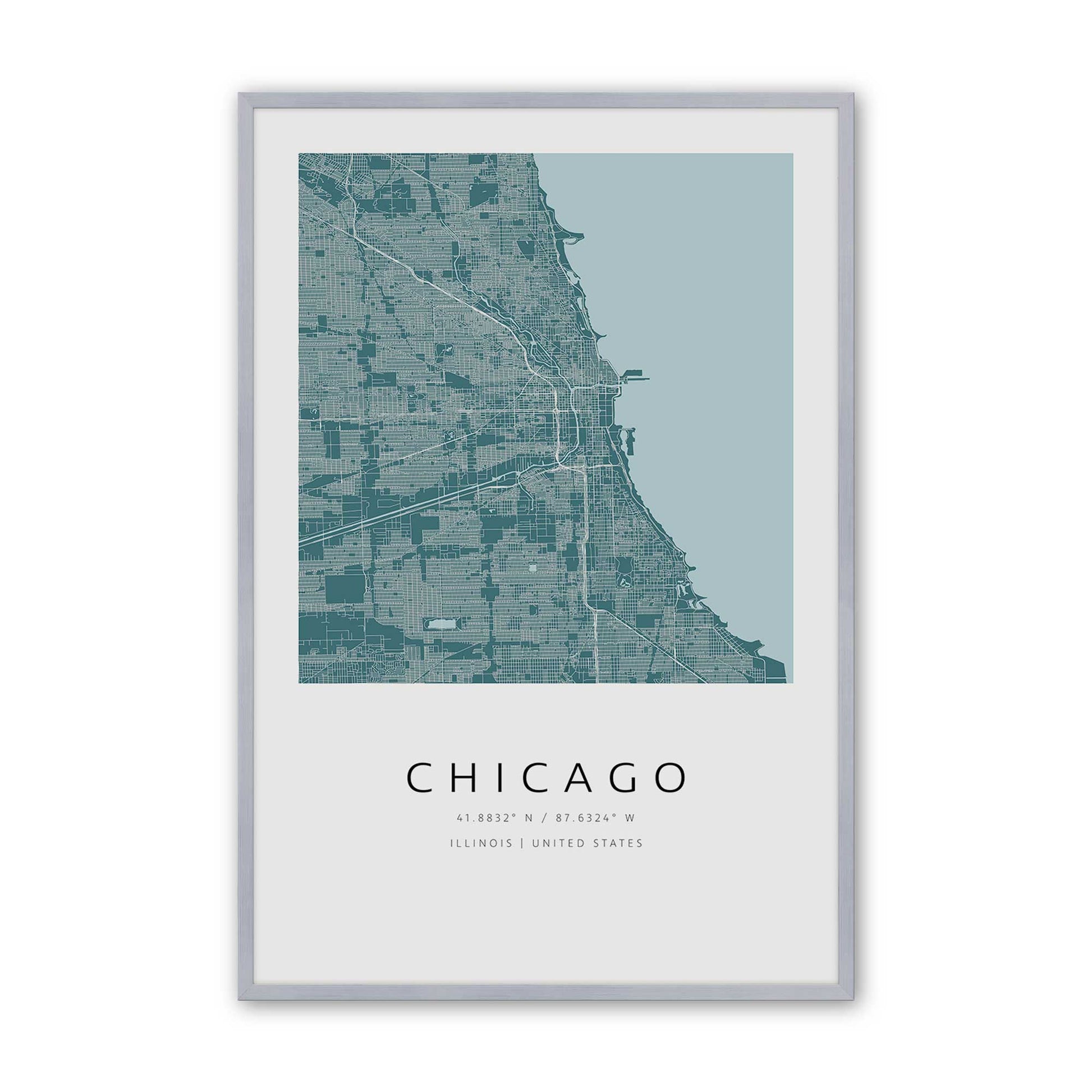 [Color:Polished Chrome], Picture of art in a Polished Chrome frame