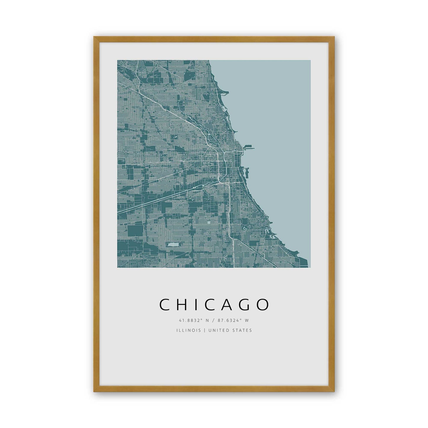[Color:Polished Gold], Picture of art in a Polished Gold frame