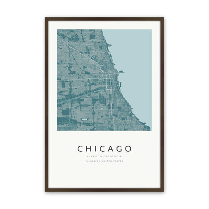 [Color:Belvinder Brown], Picture of art in a Belvinder Brown frame