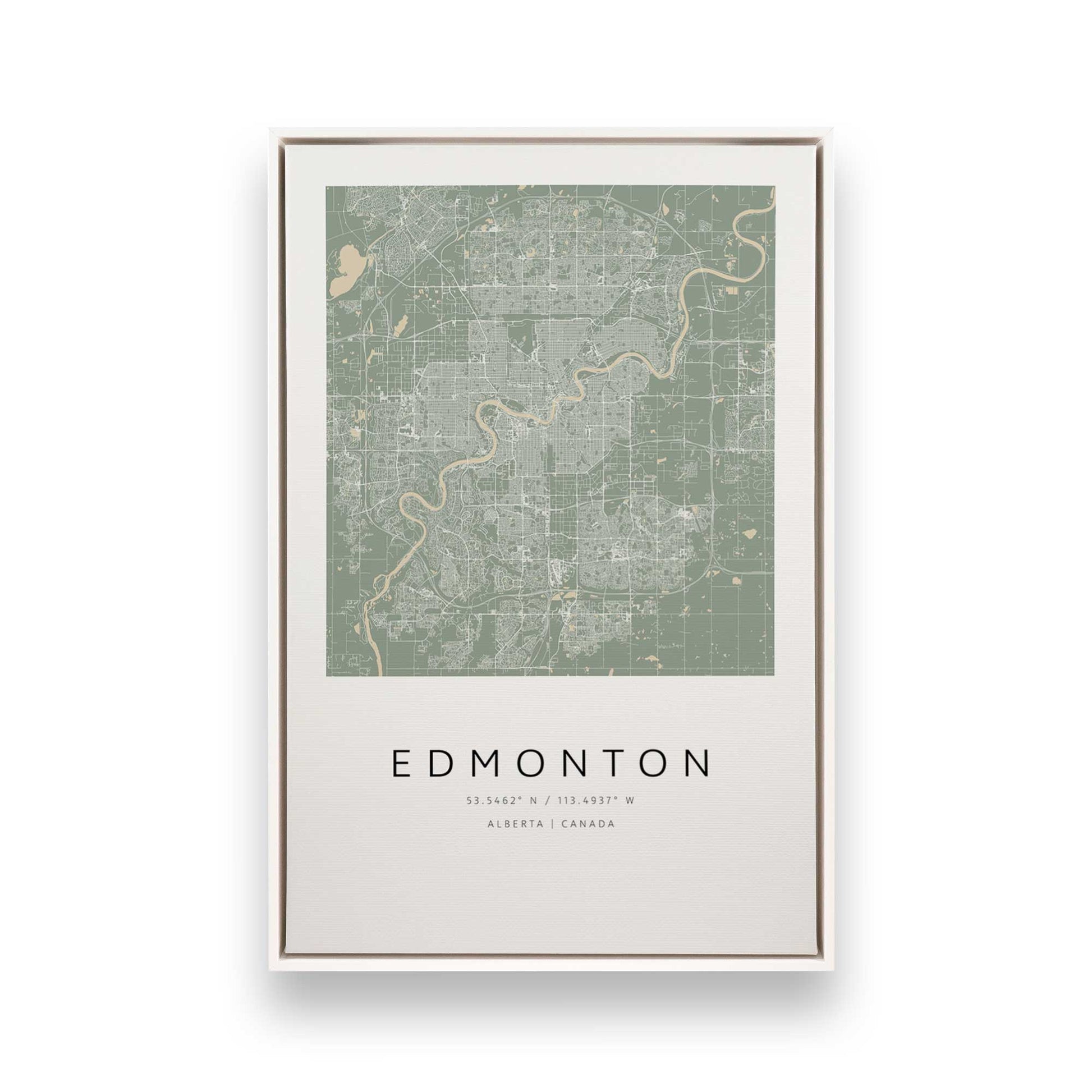 [Color:Opaque White], Picture of art in a White frame