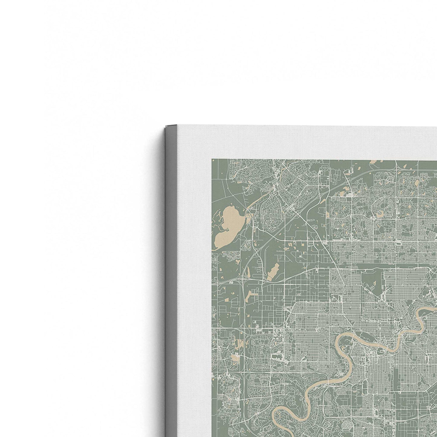 [Color:Stretched Canvas], Picture of the corner of the art