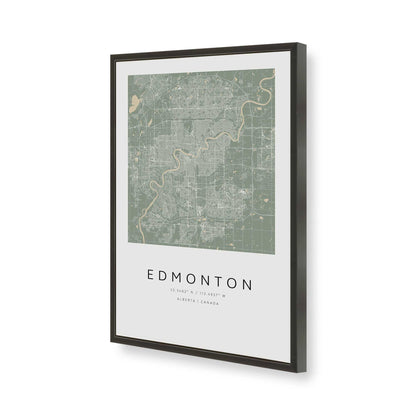 [Color:Satin Black], Picture of art in a Satin Black frame of the corner