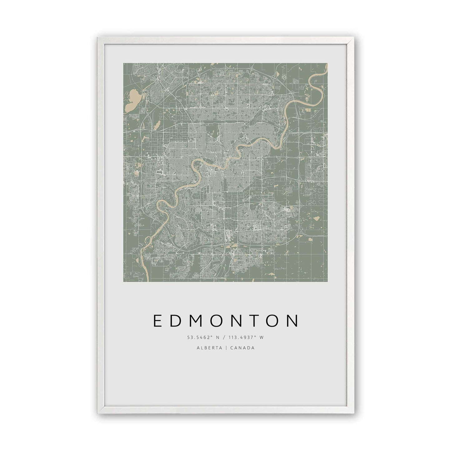 [Color:Opaque White], Picture of art in a Opaque White frame