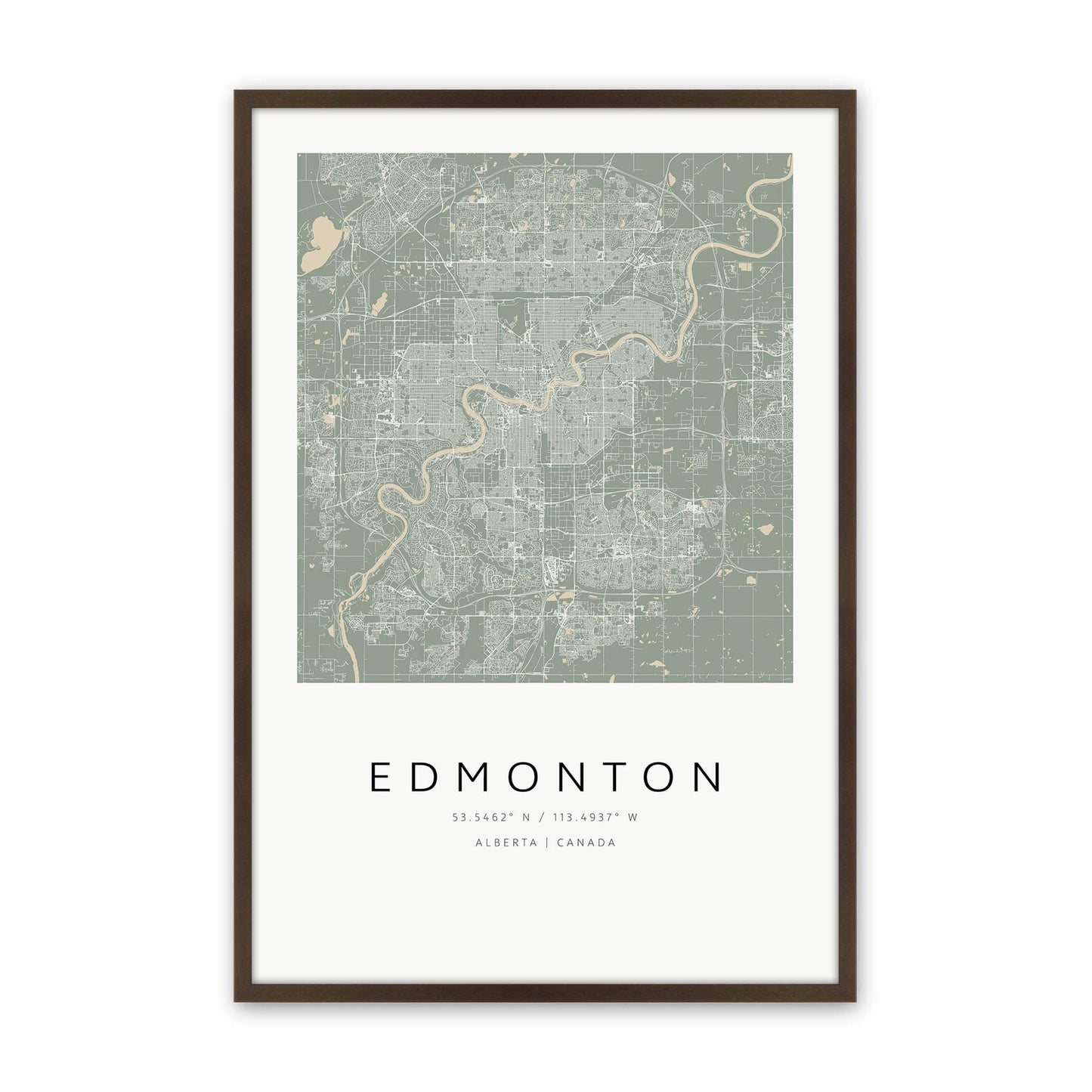 [Color:Brown], Picture of art in a Brown frame