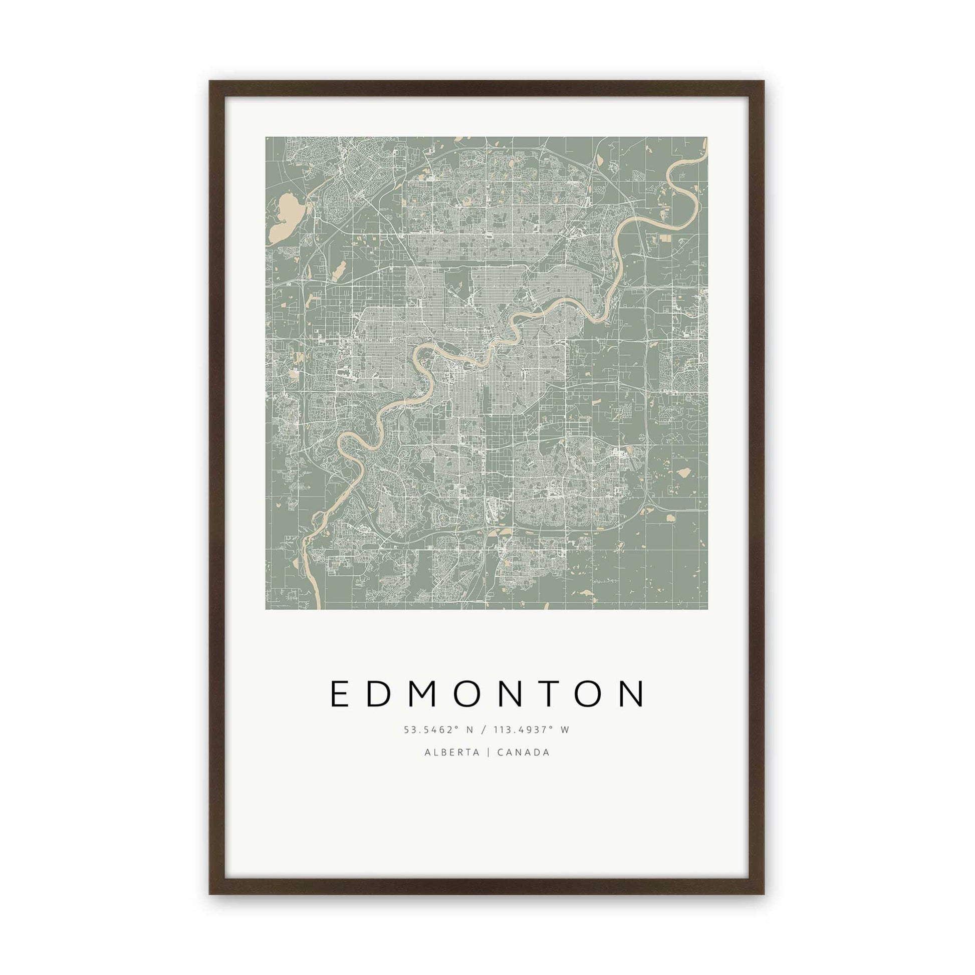 [Color:Brown], Picture of art in a Brown frame