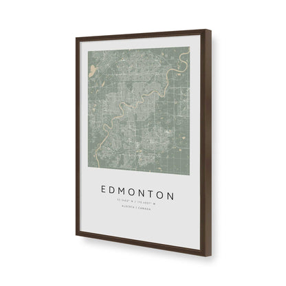 [Color:Brown], Picture of art in a Brown frame of the corner