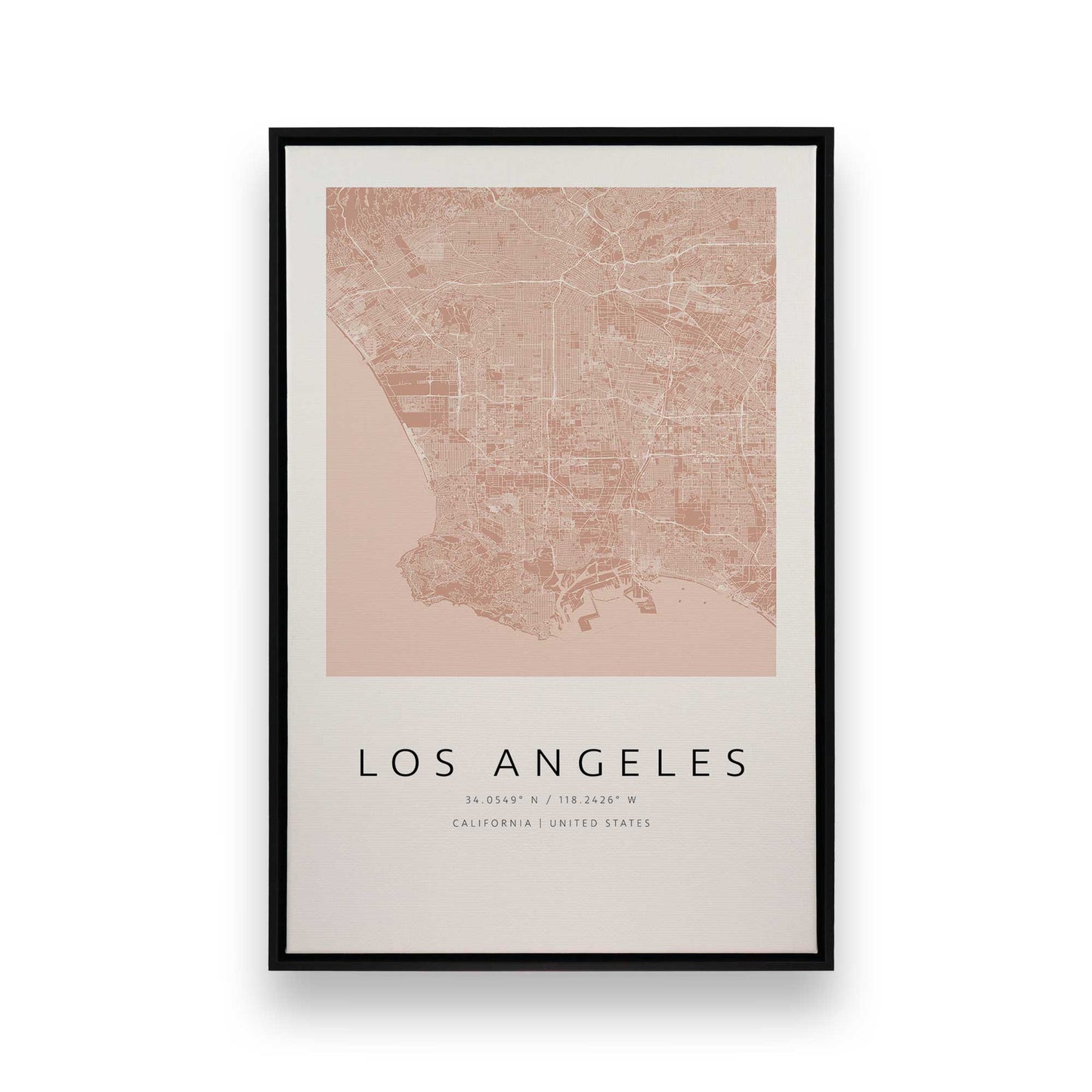[Color:Satin Black], Picture of art in a Satin Black frame