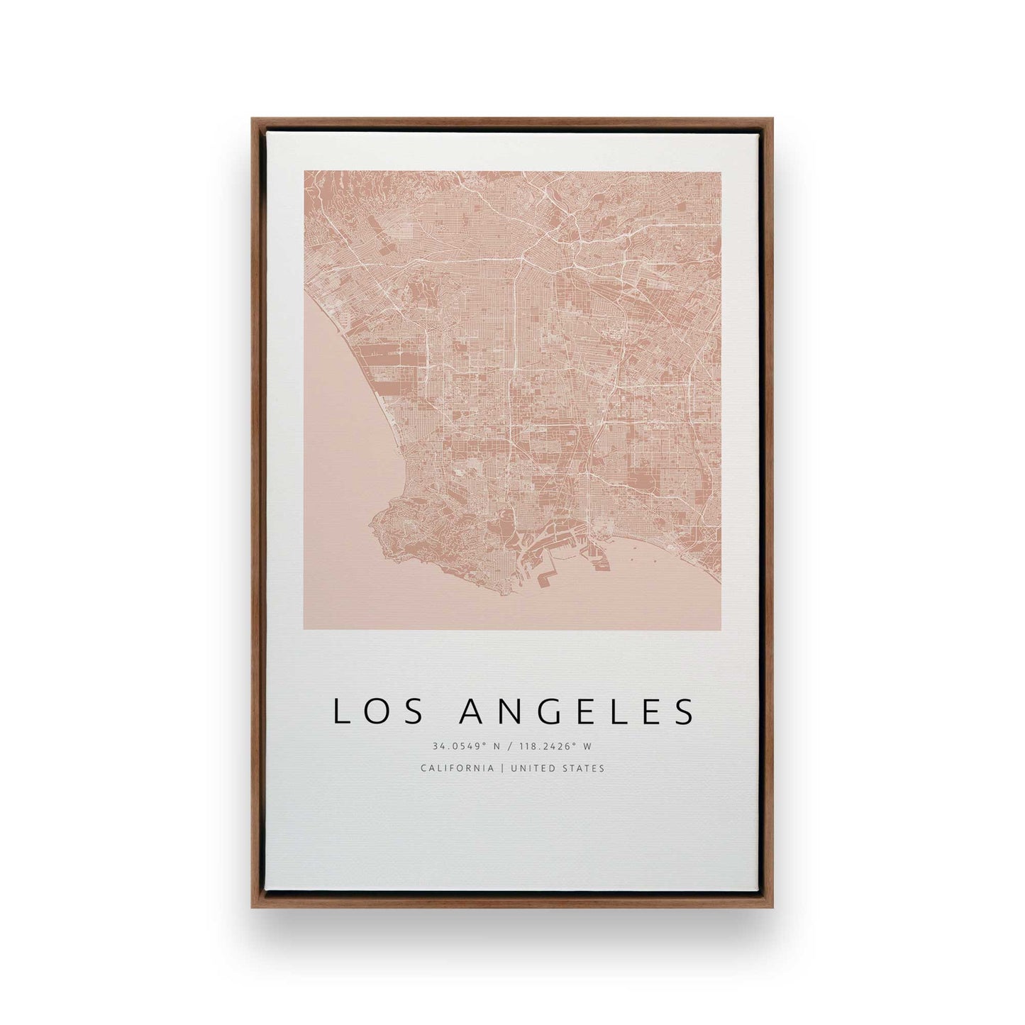 [Color:Walnut], Picture of art in a Walnut frame