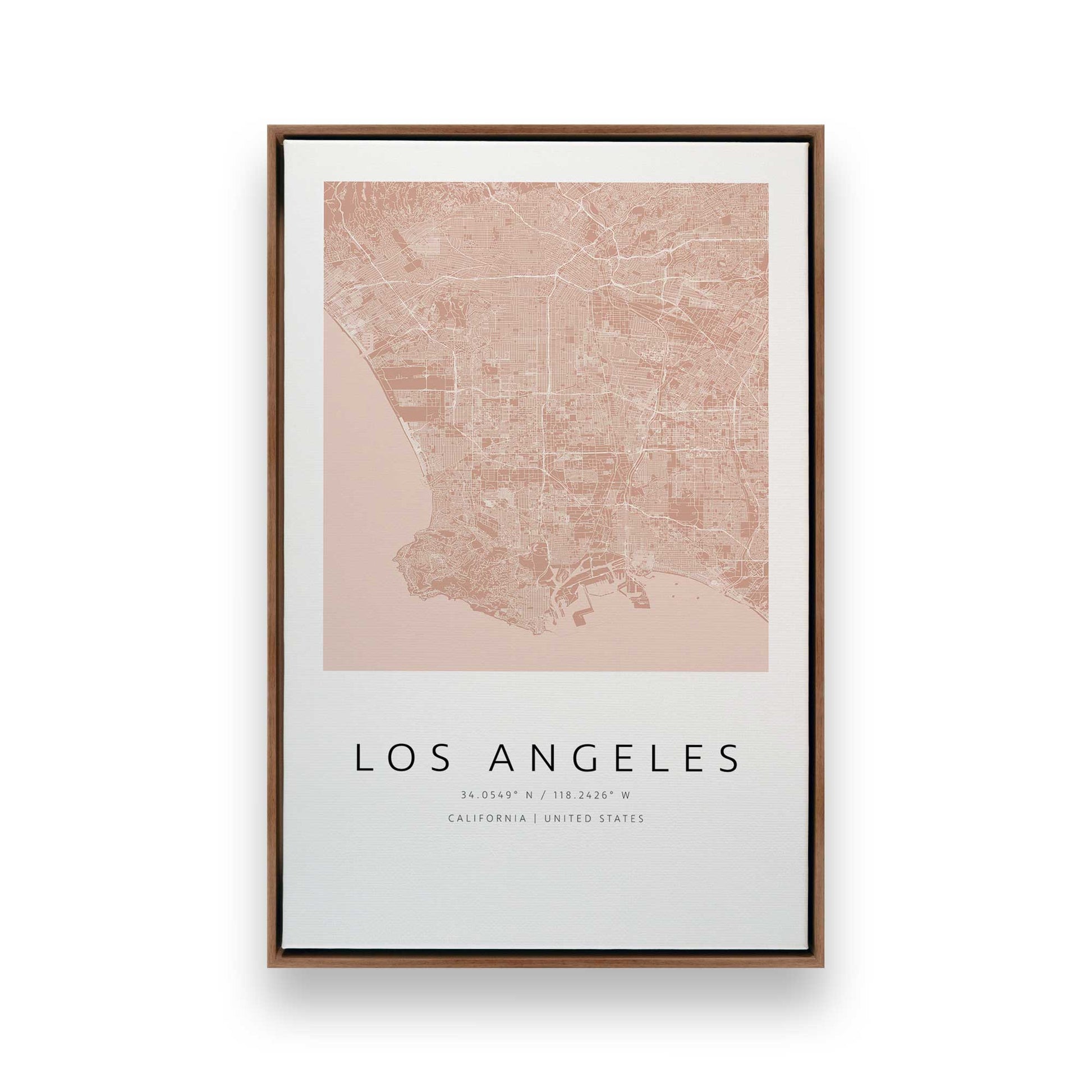 [Color:Walnut], Picture of art in a Walnut frame