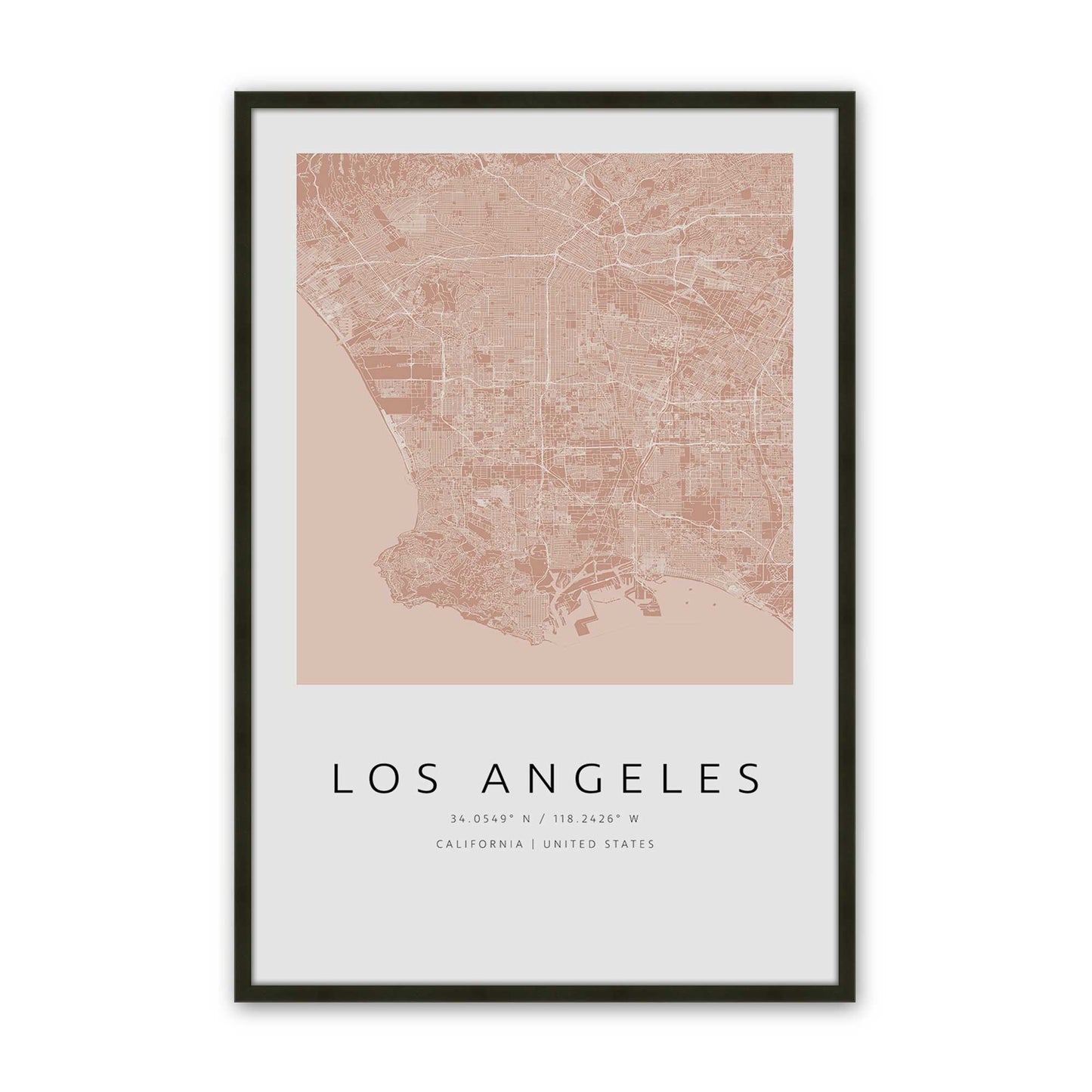 [Color:Satin Black], Picture of art in a Satin Black frame