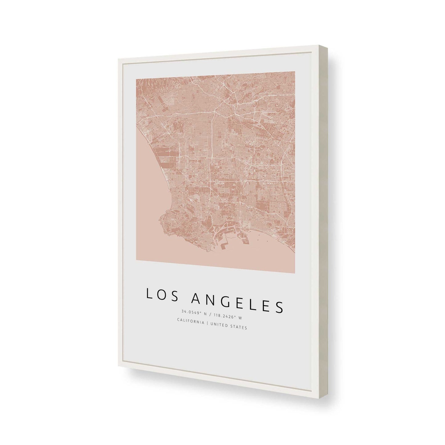 [Color:Opaque White], Picture of art in a Opaque White frame of the corner