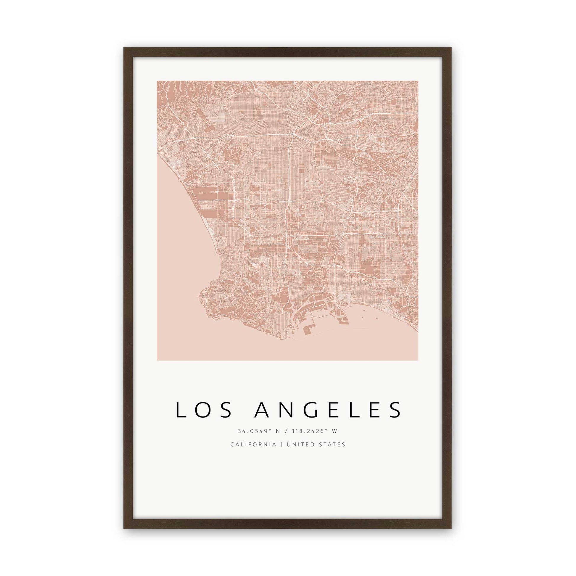 [Color:Belvinder Brown], Picture of art in a Belvinder Brown frame