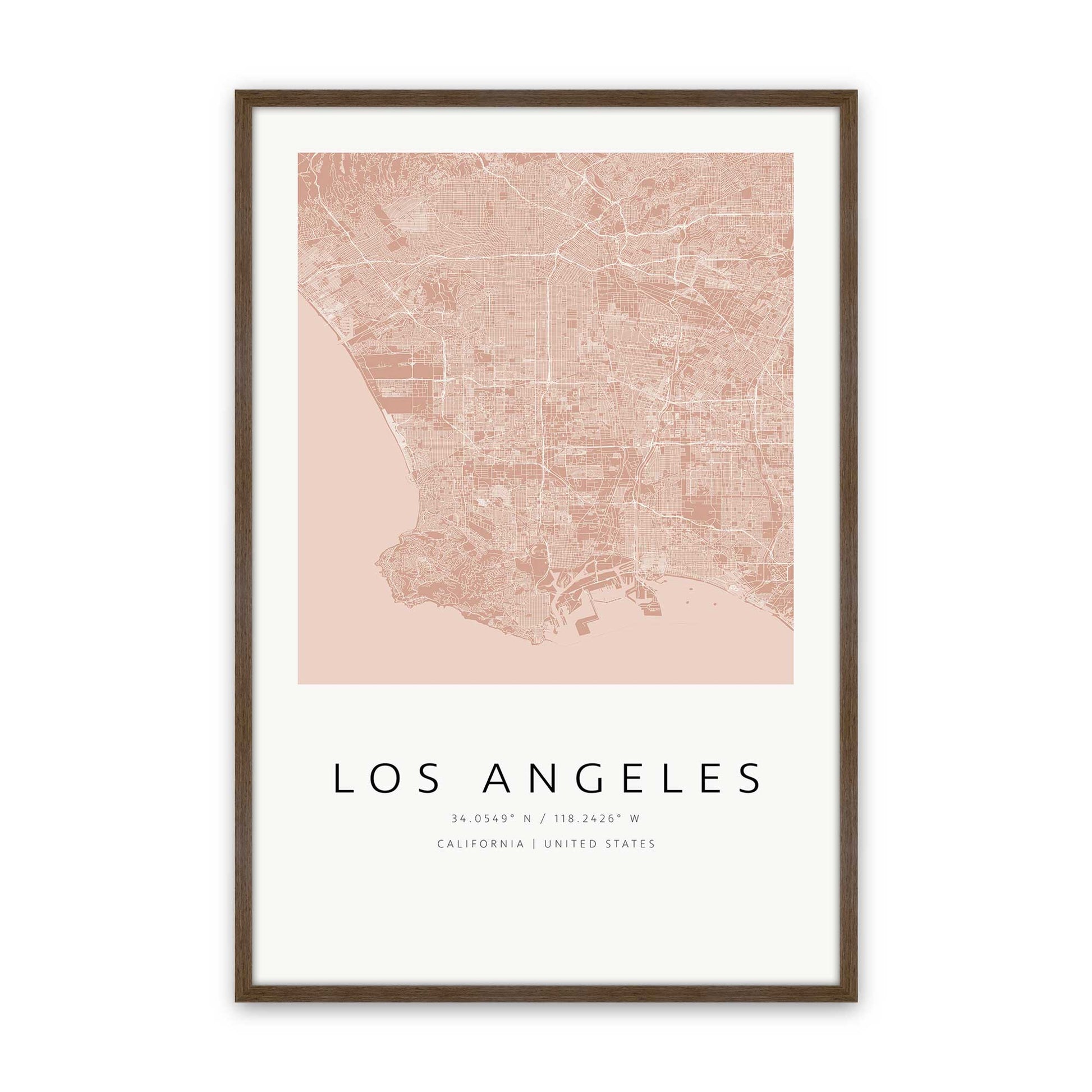 [Color:Walnut], Picture of art in a Walnut frame