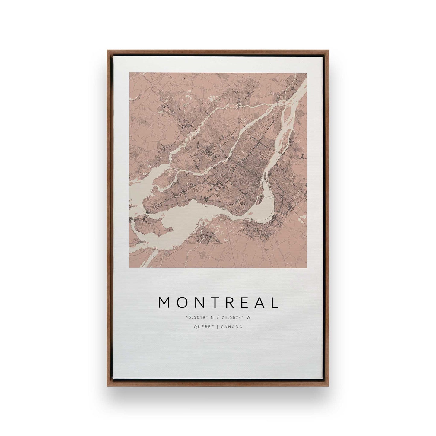 [Color:Walnut], Picture of art in a Walnut frame