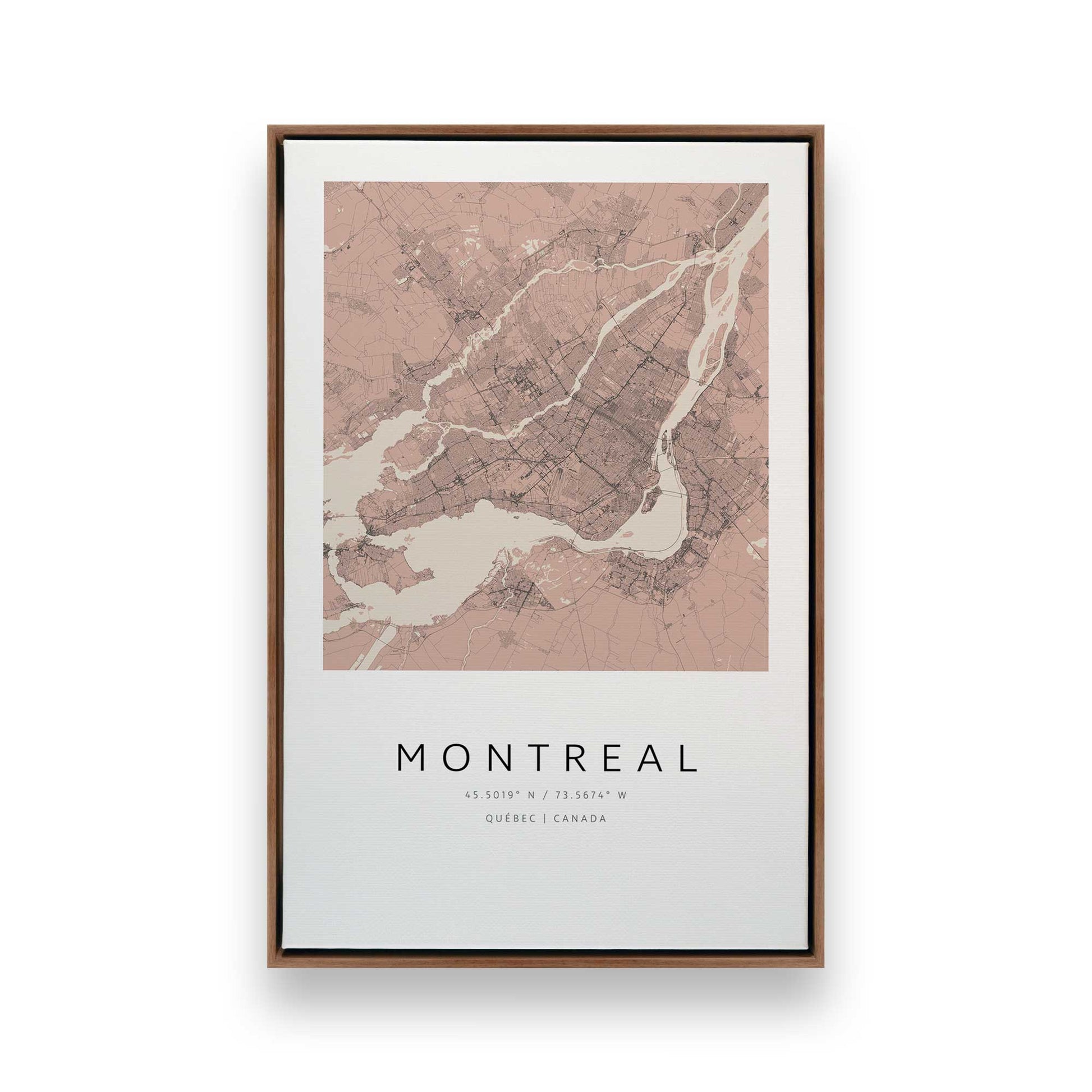 [Color:Walnut], Picture of art in a Walnut frame