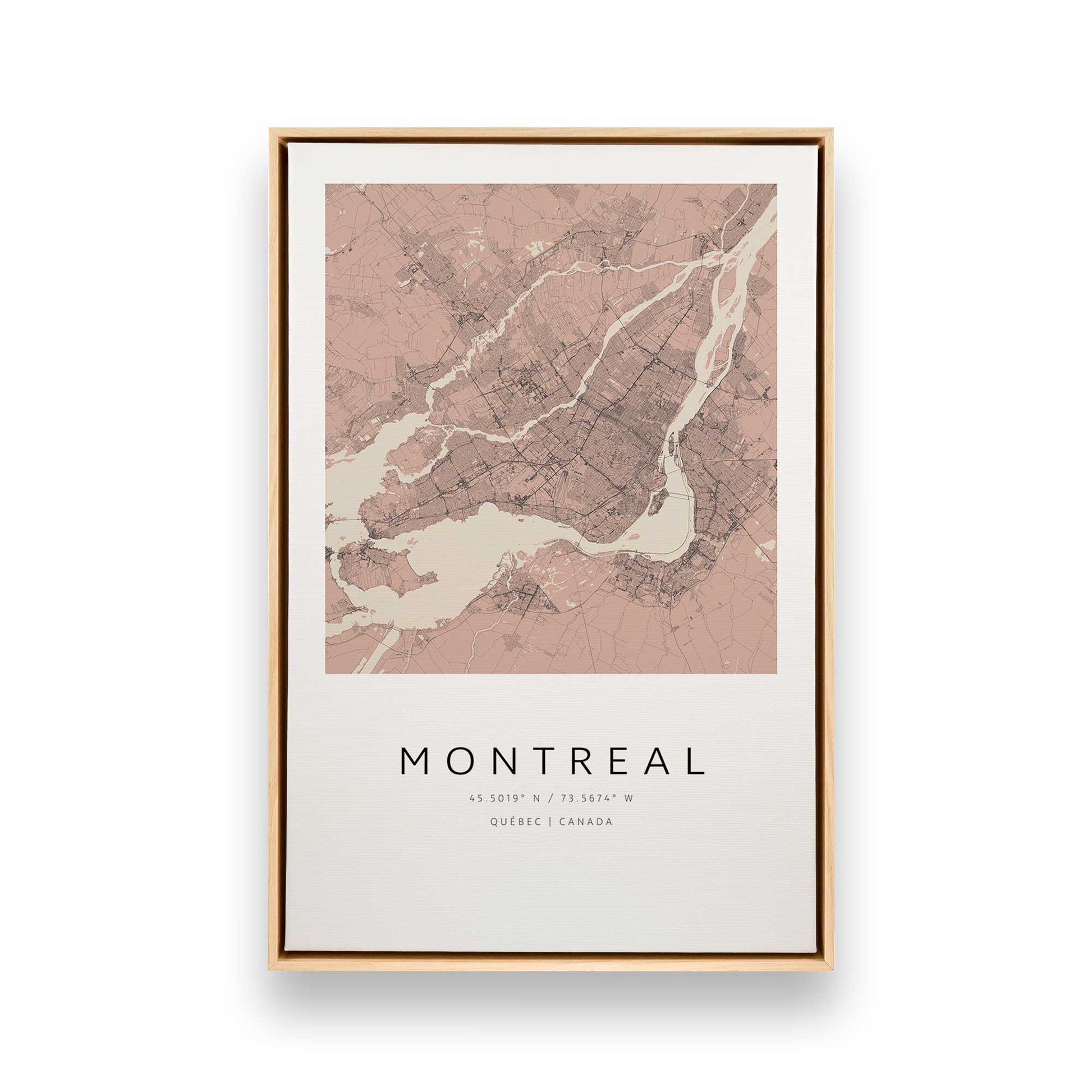 [Color:American Maple], Picture of art in a American Maple frame