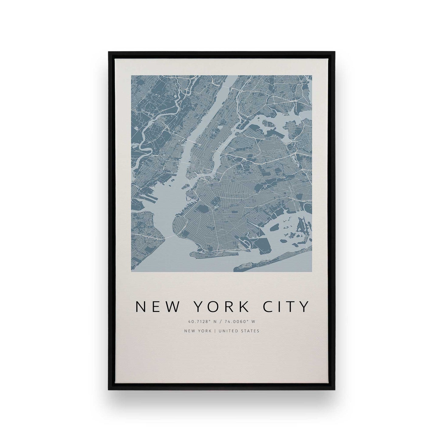 [Color:Satin Black], Picture of art in a Satin Black frame