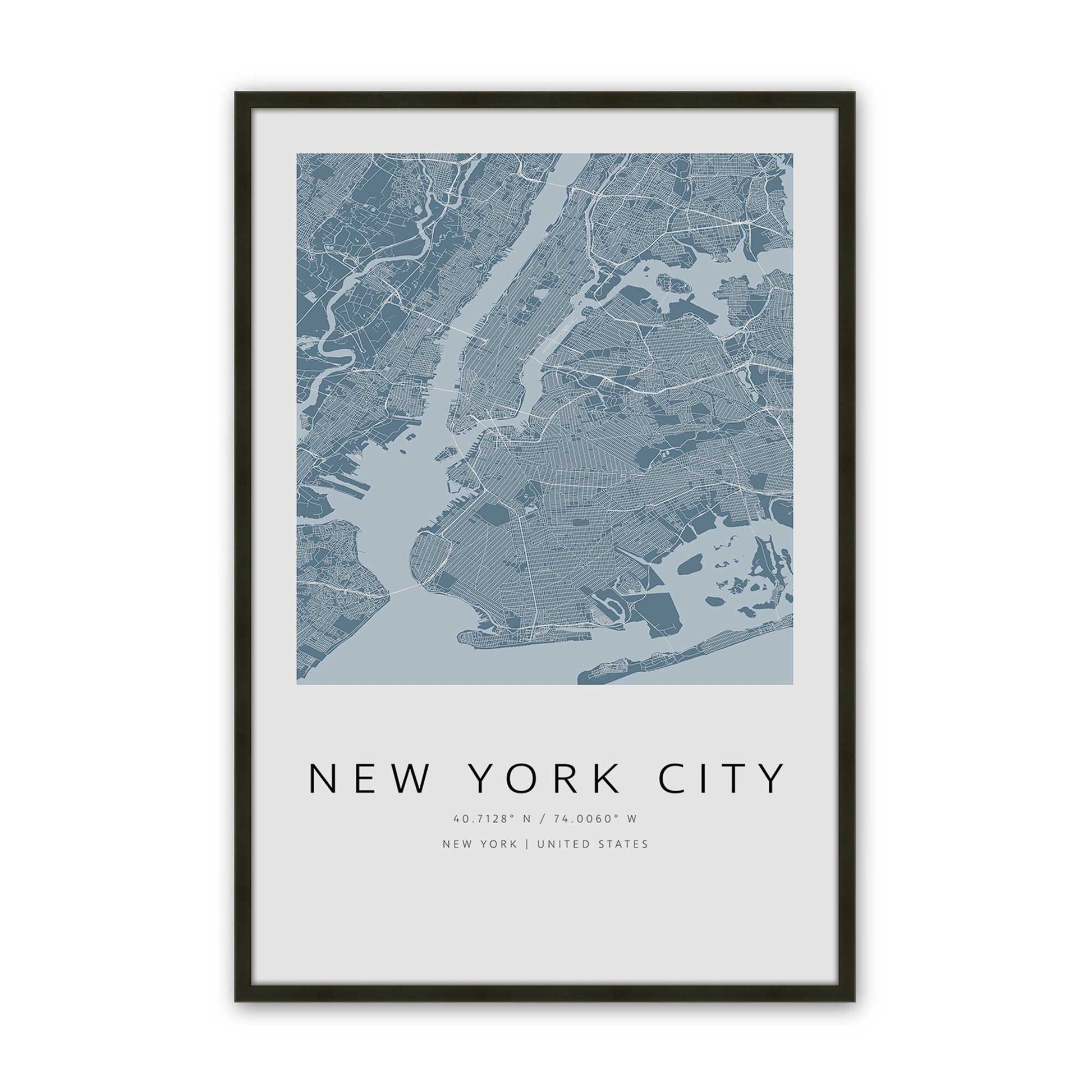 [Color:Satin Black], Picture of art in a Satin Black frame