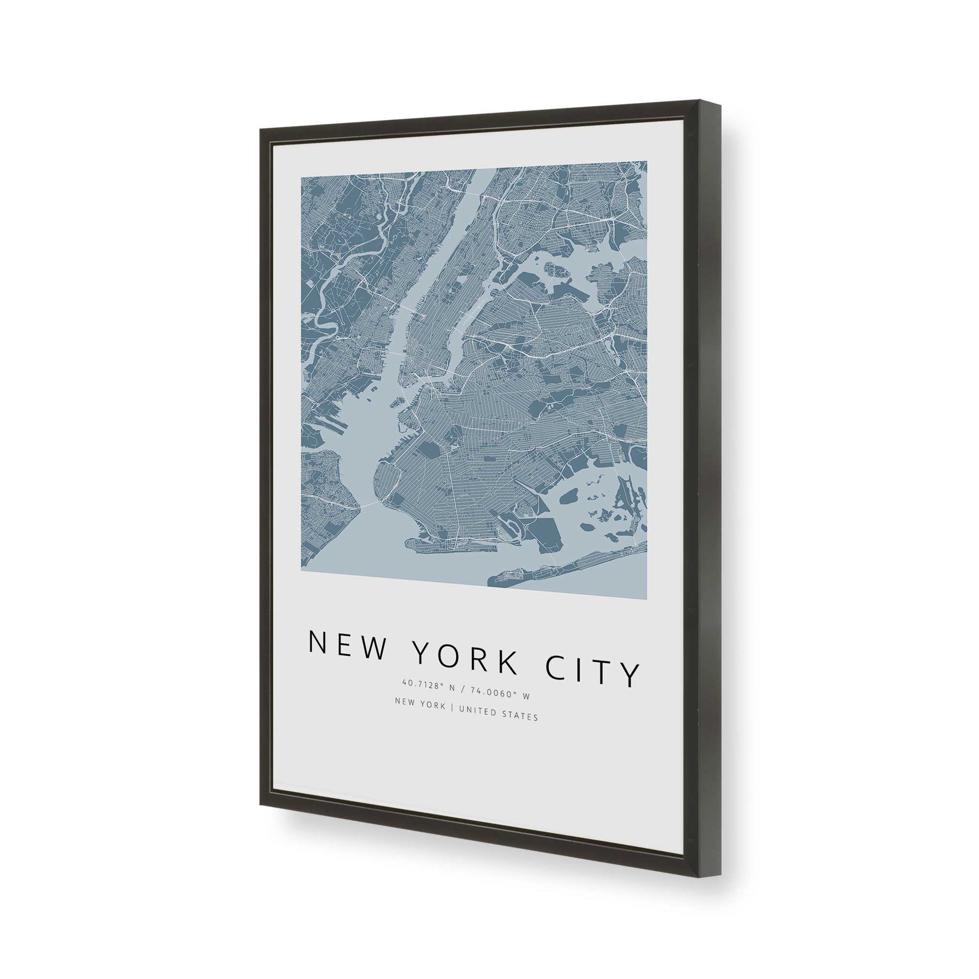 [Color:Satin Black], Picture of art in a Satin Black frame of the corner