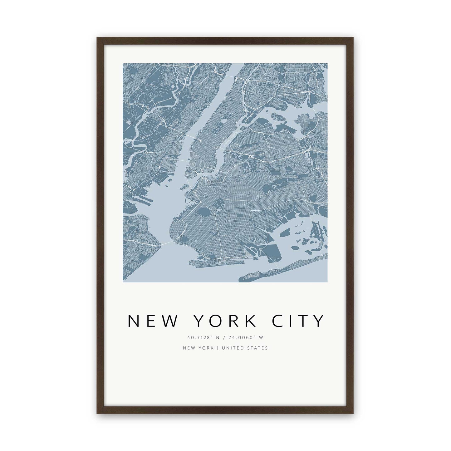 [Color:Belvinder Brown], Picture of art in a Belvinder Brown frame