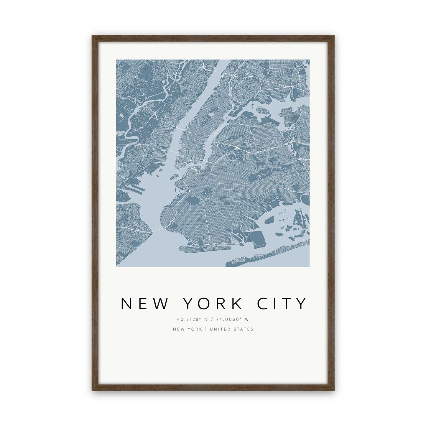 [Color:Walnut], Picture of art in a Walnut frame