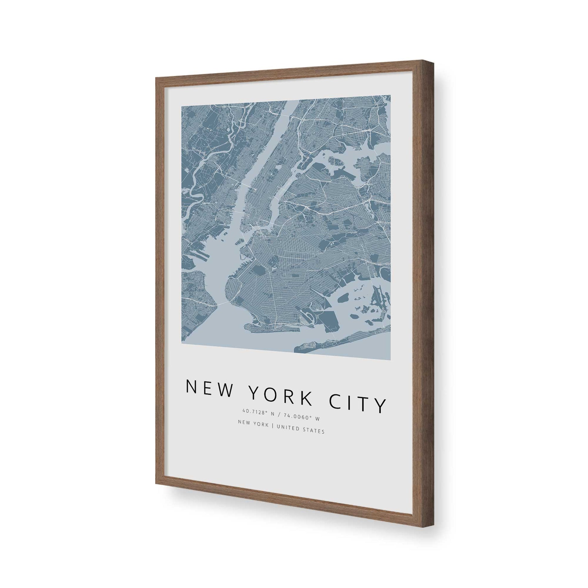 [Color:Walnut], Picture of art in a Walnut frame of the corner