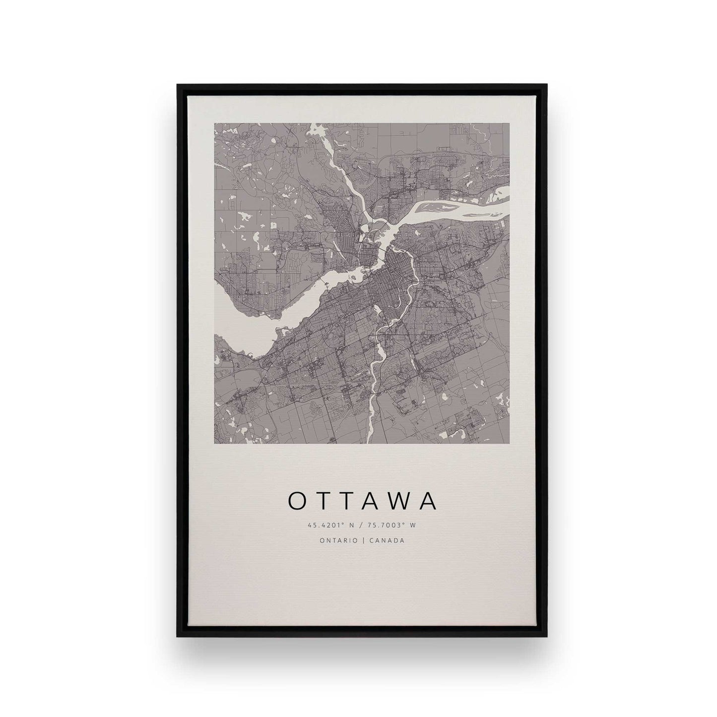 [Color:Satin Black], Picture of art in a Satin Black frame