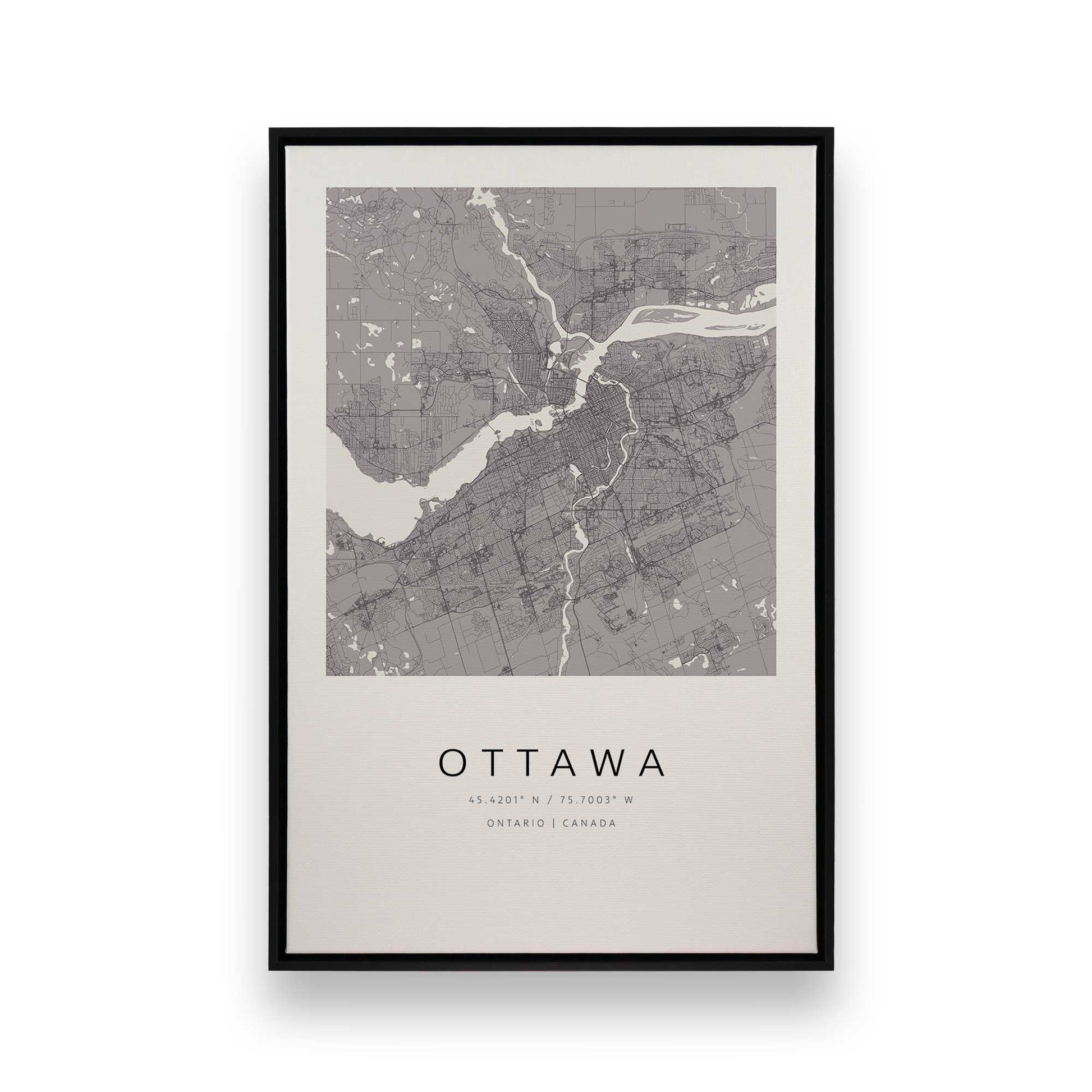 [Color:Satin Black], Picture of art in a Satin Black frame