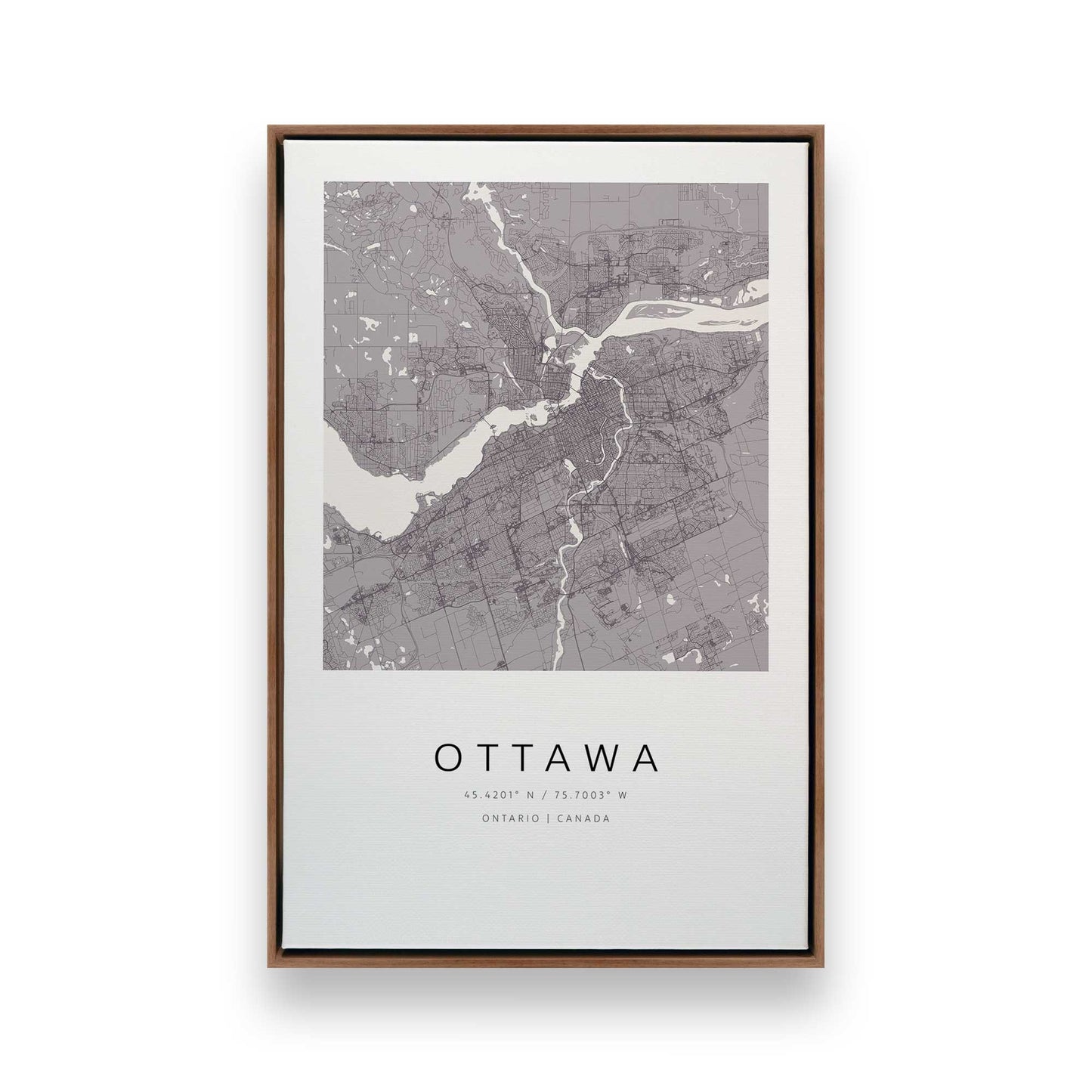 [Color:Walnut], Picture of art in a Walnut frame