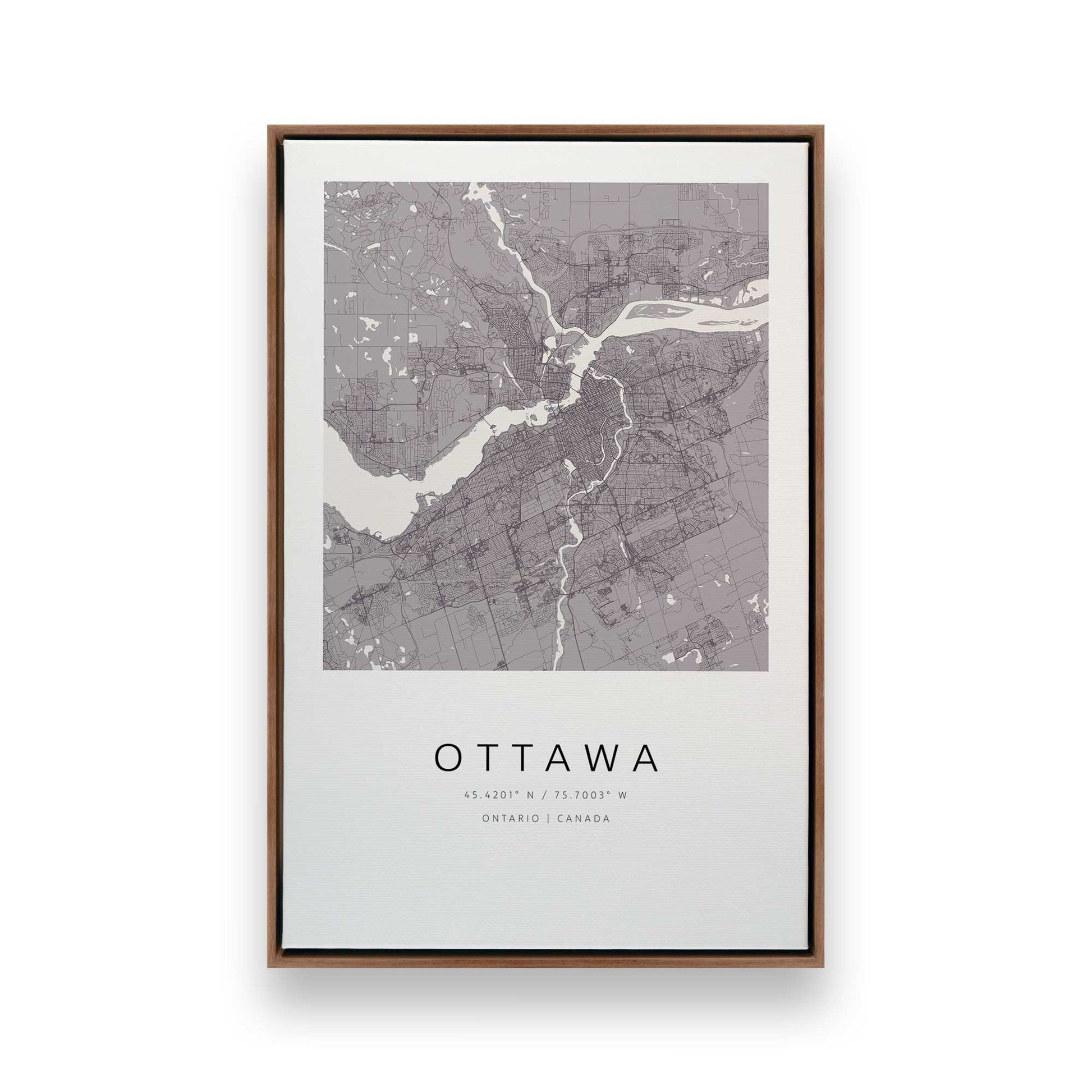 [Color:Walnut], Picture of art in a Walnut frame