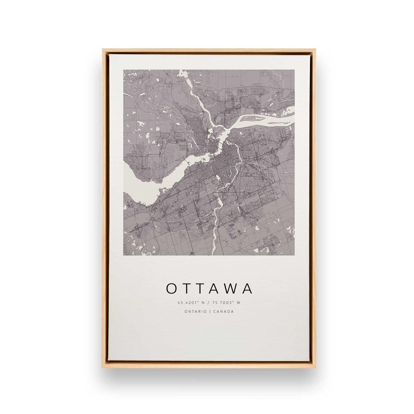 [Color:American Maple], Picture of art in a American Maple frame