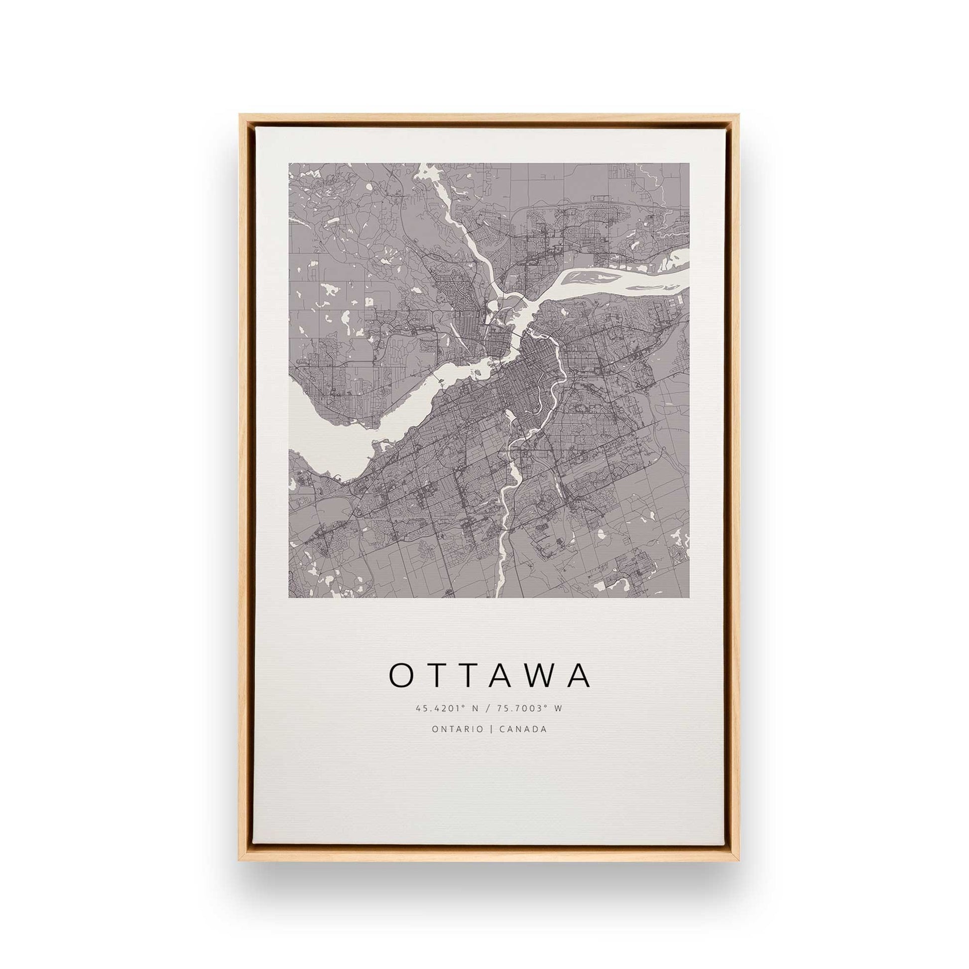 [Color:American Maple], Picture of art in a American Maple frame
