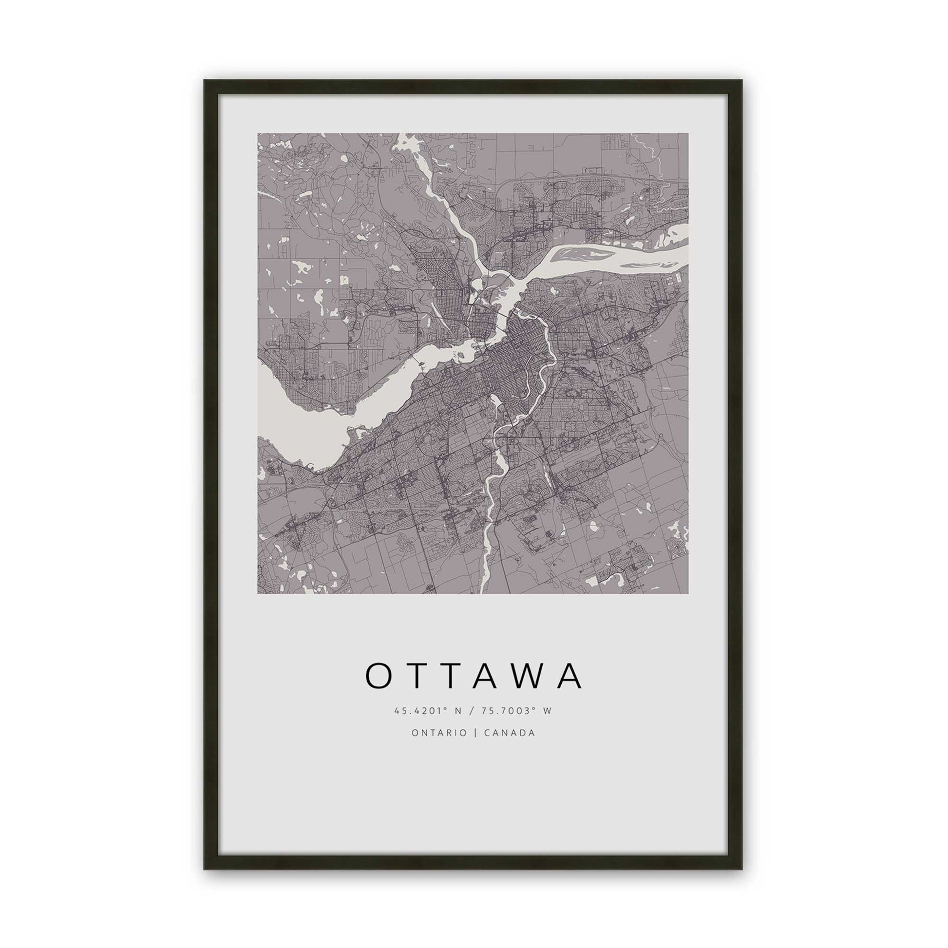 [Color:Satin Black], Picture of art in a Satin Black frame
