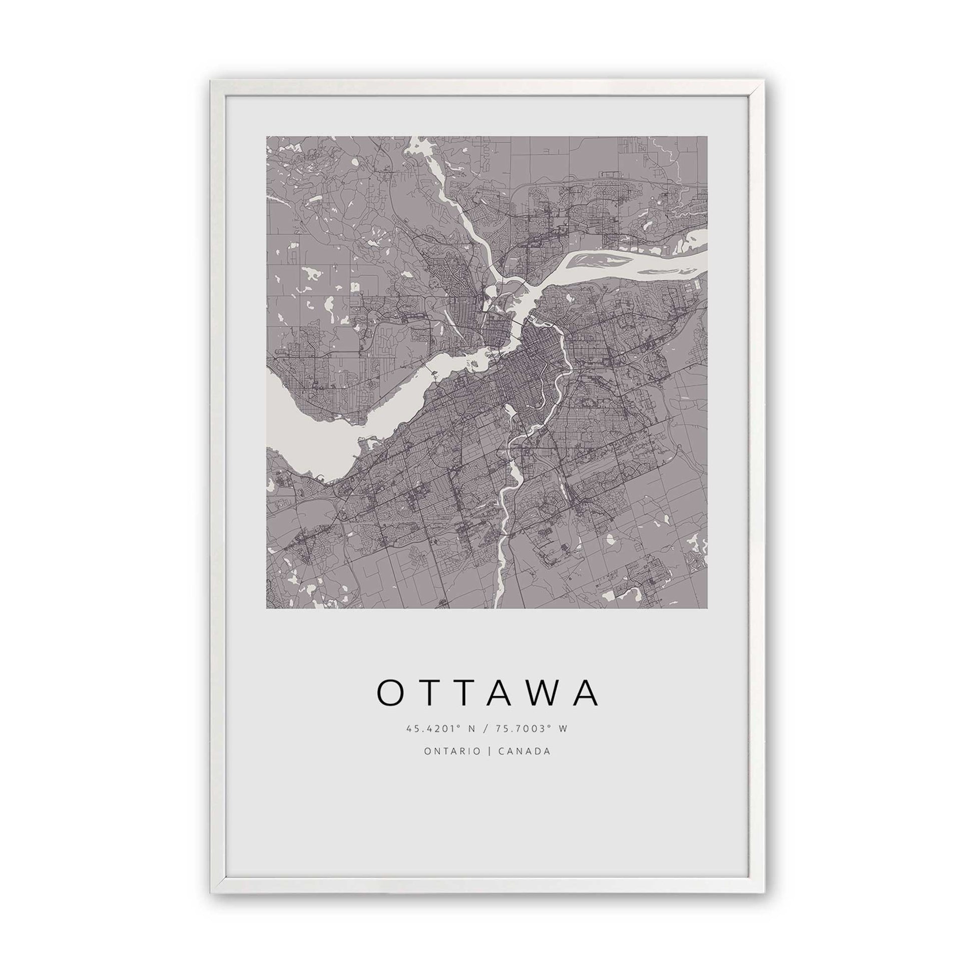 [Color:Opaque White], Picture of art in a Opaque White frame