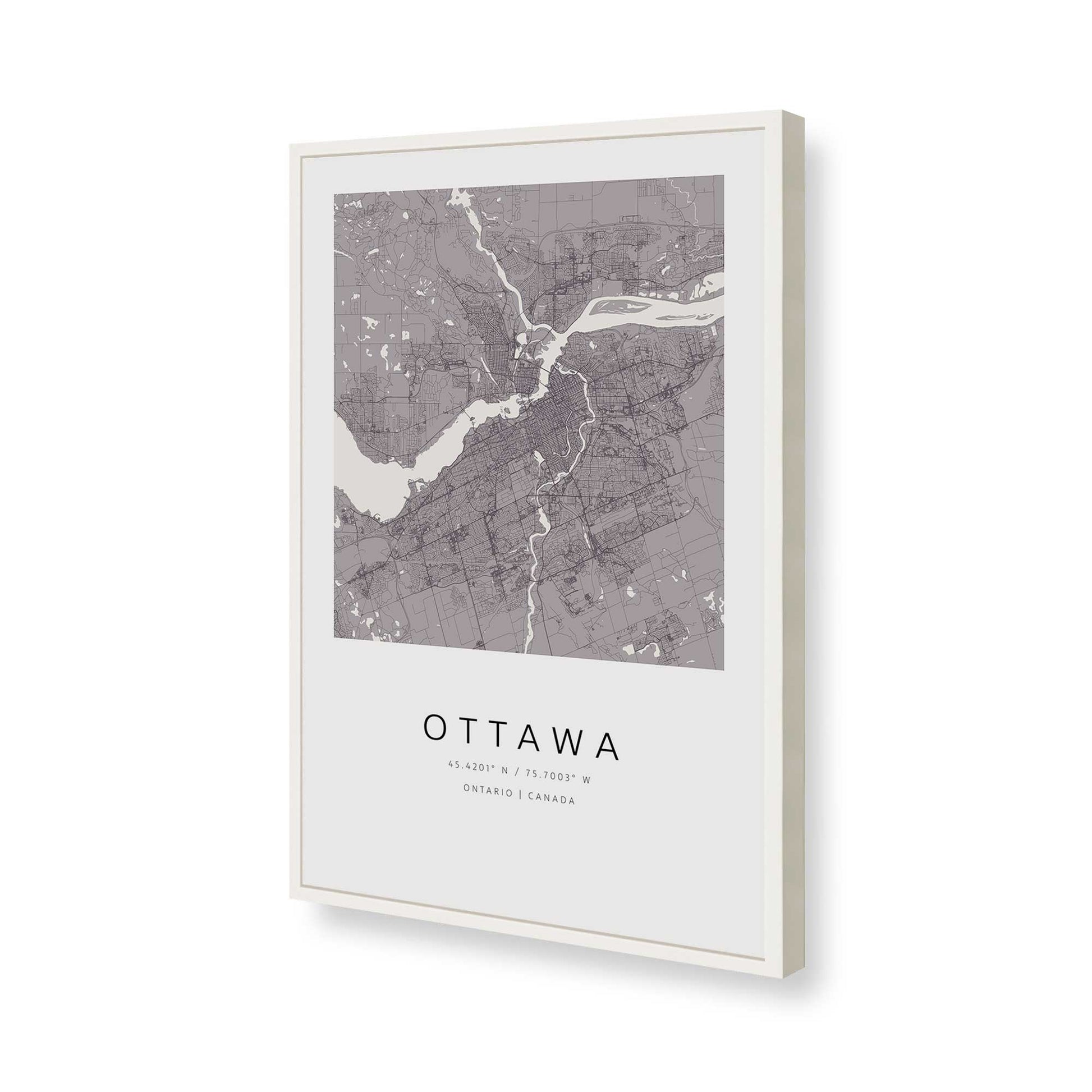 [Color:Opaque White], Picture of art in a Opaque White frame of the corner