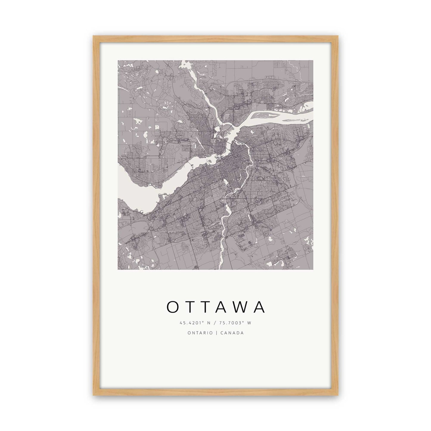 [Color:American Maple], Picture of art in a American Maple frame