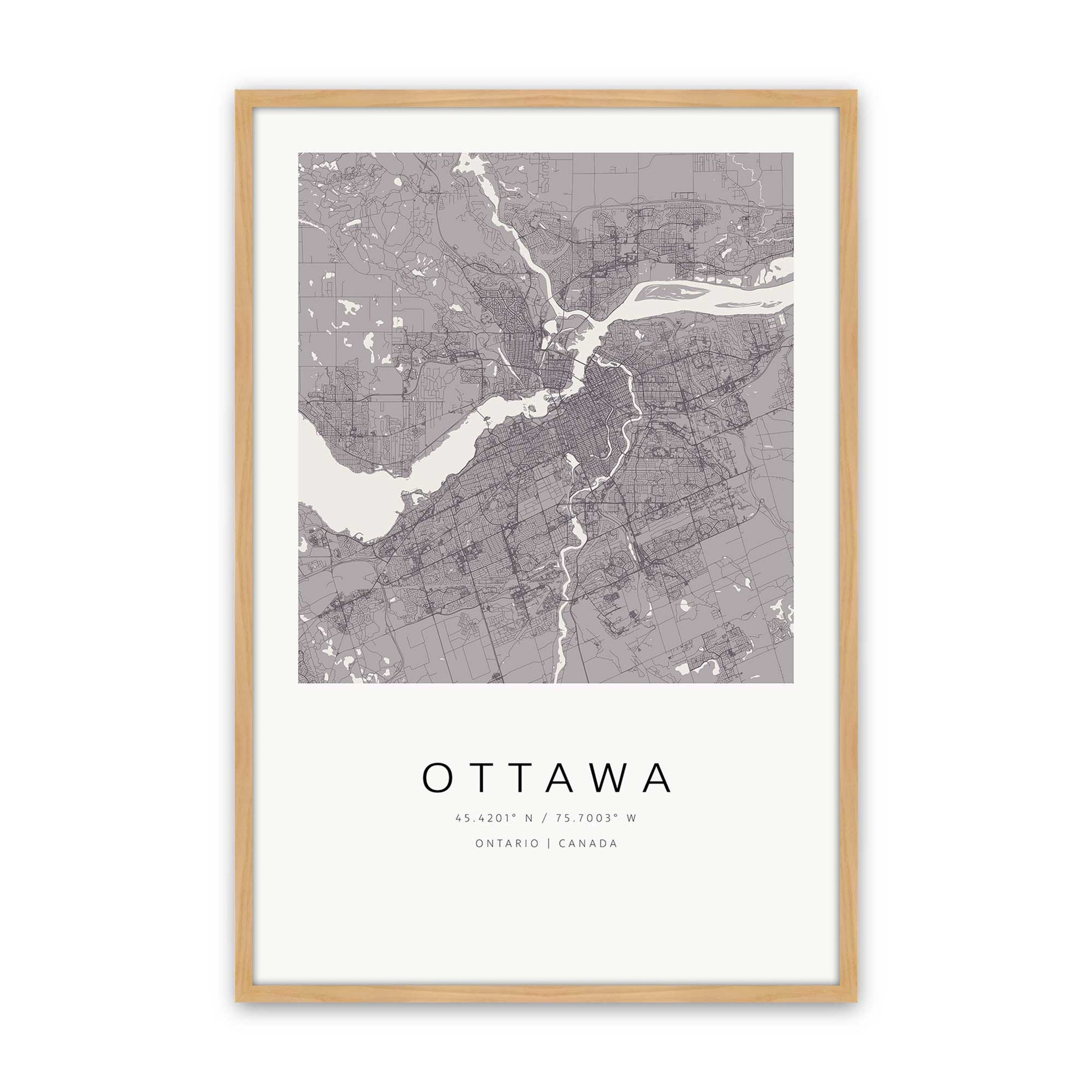 [Color:American Maple], Picture of art in a American Maple frame